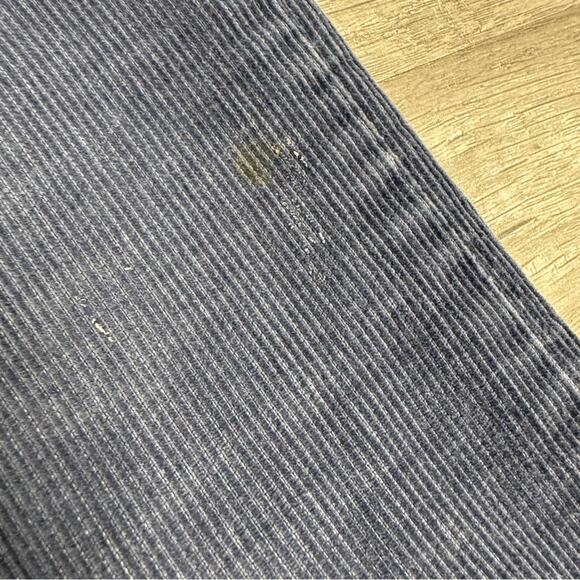 37.5 X 29 Levis 517 Vintage 80s Cords Bootcut Corduroy Pants Jeans Navy Western - Picture 7 of 9